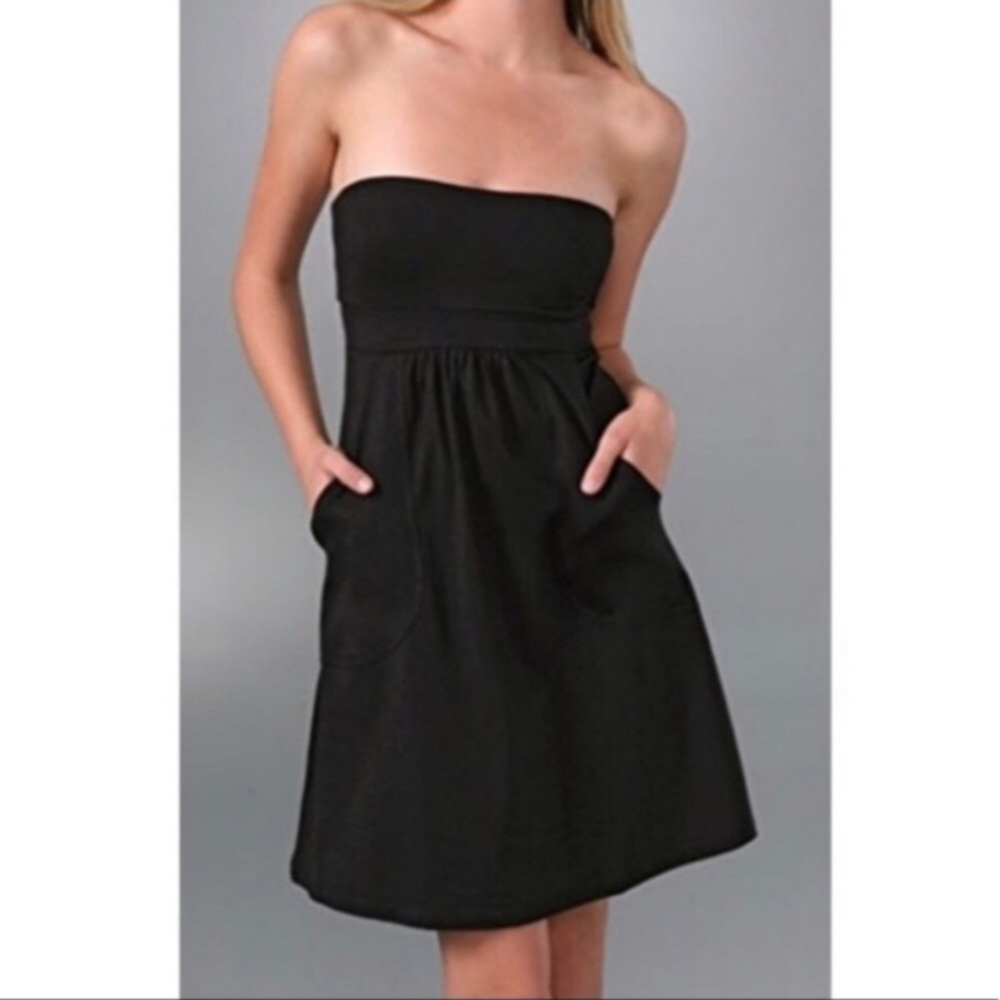 Susana Monaco strapless jersey dress